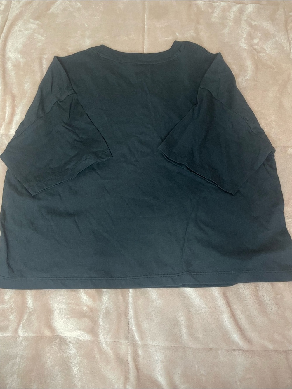 SO Women's Crop Pocket Tee Trio - Light Blue, Black, Green - Picture 5 of 8